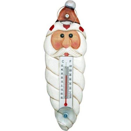 SONGBIRD ESSENTIALS Songbird Essentials Holiday Santa Head Small Window Thermometer SE2170466